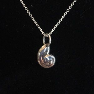 Baroni Sterling Silver Sea Shell Necklace